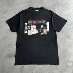 Vintage 90s Faded Black Theater Promo Tee - L
